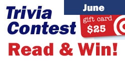 Read June's issue, answer 5 simple questions, and you might win!