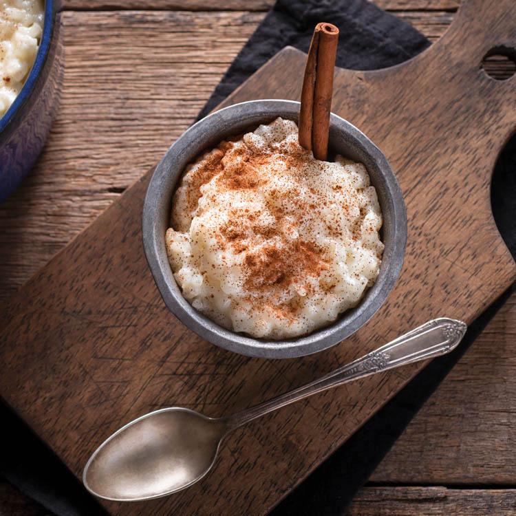 Rice pudding is comfort food