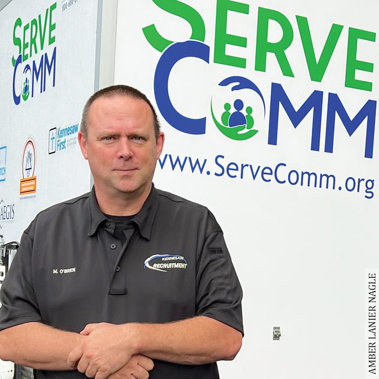Mike O'Brien serves others during times of crises through his nonprofit ServeComm