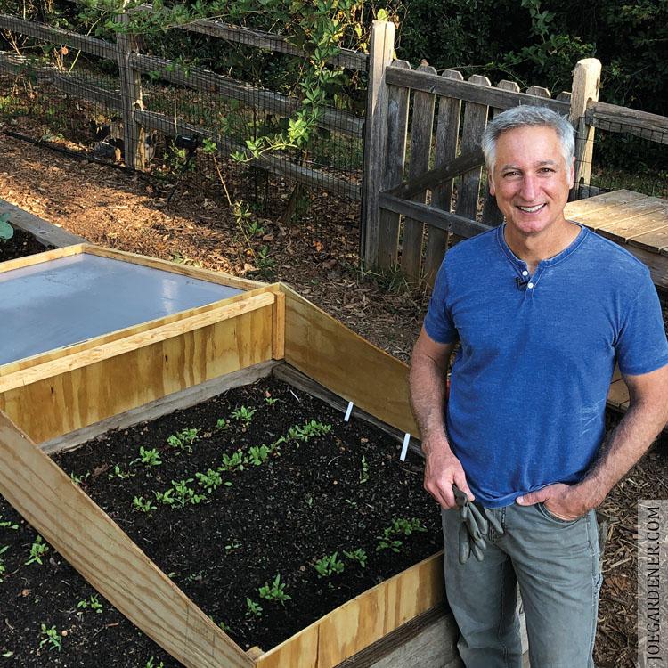 Joe Lamp'l shows how to grow plants using a cold frame