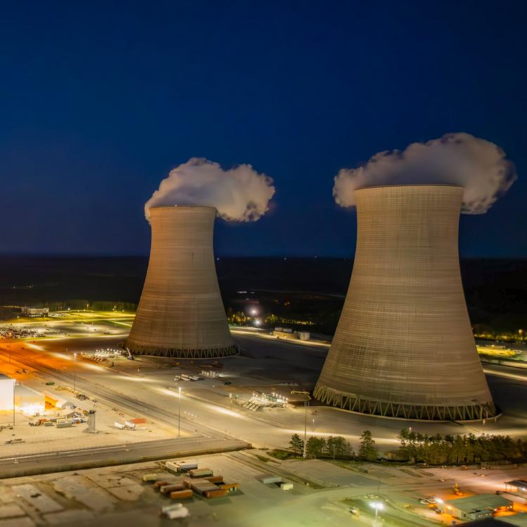 Vogtle Units 3 and 4 are now online providing reliable, emissions-free nuclear power for Georgians. Photo courtesy of Oglethorpe Power.