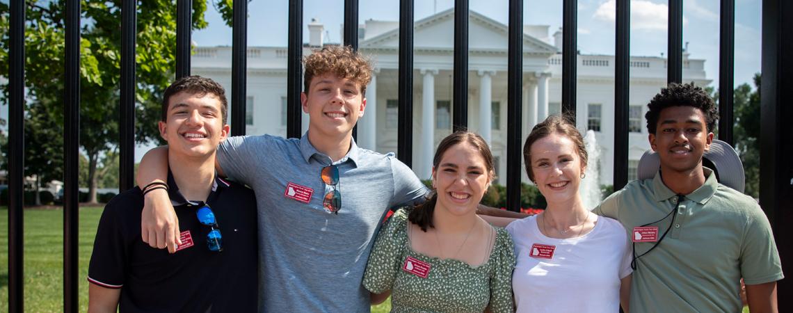 Student delegates on the 2024 Washington Youth Tour visit D.C. sites